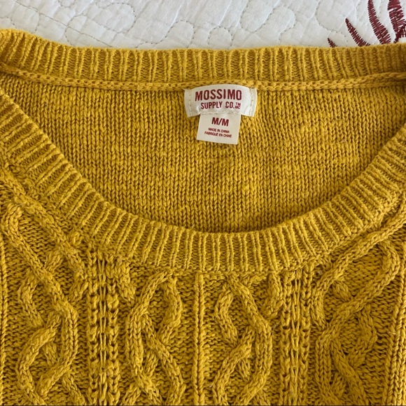 💜💜Mossimo Mustard Sweater YB - Picture 8 of 9